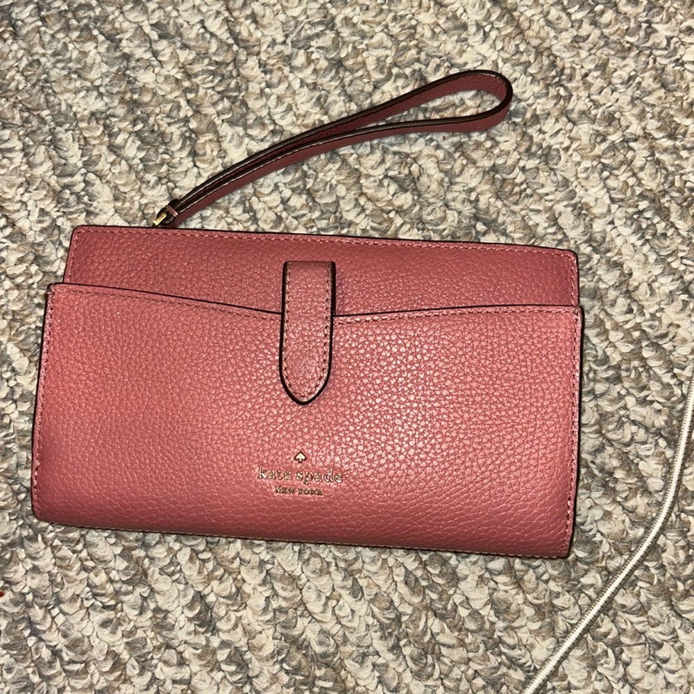 Pink Kate Spade Wristlet Wallet